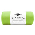 MIAOMIAO Non-Slip Hot Yoga Towel Set,Super Absorbent Microfiber in, 24.5" x 72" - Anti-Slip, Injury Free Design for Pilates, Yoga Mats, Exercise, and Fitness Gear - color: Apple Green