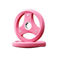 RitFit AURASPIN Olympic Grip Plates, Easy-Grip Curved Design for Home Gym | PU Coated with Curved Grip, Tri-Hole Design for Balanced Lifting, Olympic 2-Inch Bore for Home Gym