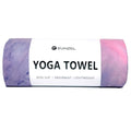 Eunzel Hot Yoga Towel Non Slip Yoga Mat Towel Non-Slip Sweat Absorbent Microfiber Towel for Hot Yoga, Pilates and Workout 72" x 26.5", Purple & Blue - color: Purple & Blue