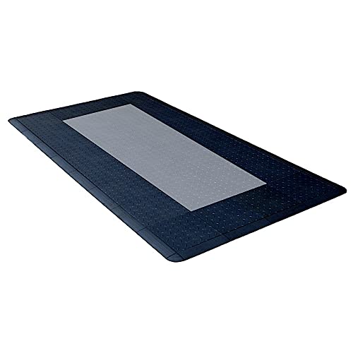 Speedway Garage Floor Mat Kit for Motorcycle, Small, Grey/Black - color: Grey/Black, size: Garage Kit - Motorcycle