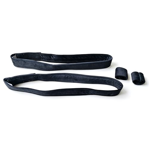 Suspension Trainer Aerial Straps Bodyweight Fitness Straps Aerial Hoop Lyra Hand for Aerial Cube Pole Circus Acrobatics Dance Strength Training (Longer)
