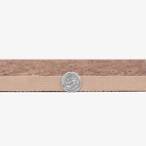 IncStores Premium Soft Wood Print Foam Flooring Tiles | Interlocking Foam Tiles for Home, Gym, Training and Yoga | 3/8 and 5/8 Inch - color: 5/8" - Cork, size: 48 Sq Ft