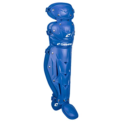 Champro Optimus MVP Double Knee Leg Guard - color: Royal, size: 12"