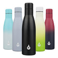 BJPKPK Insulated Water Bottle 17oz Stainless Steel Water Bottles Dishwasher Safe Metal Thermal Keep Cold and Hot,Midnight Black - color: Midnight Black, size: 17 Ounces