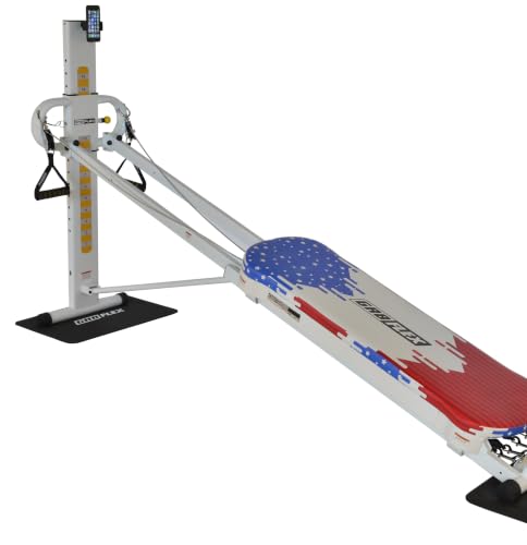 GR8FLEX Performance Gym for Total Over 100 Exercises, Multi-Functional Workout Machine, High Performance Strength Training, Cardio, and Full Body Fitness Equipment for Home Use - style: Patriotic Base Model