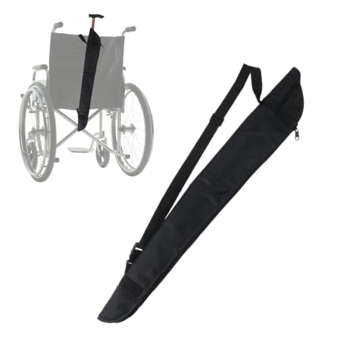 Cane Holder for Walker & Scooter, Waterproof Cane Storage Bag (29.5 x 3.9") | Absorbent Terry Lining, Adjustable Strap, Holds Canes/Umbrellas Up to 33.5", Durable Oxford Shell with Quick-Dry, Easy-Clean - size: 29.5 x 3.9"