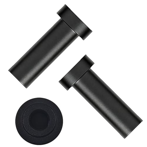 5 Pack Barn Door Wall Spacer with lag Bolts, Wall Anchor for Flat Track for Sliding Barn Door Hardware Track Spacers (50mm/1.97inch) - size: 50mm/1.97inch