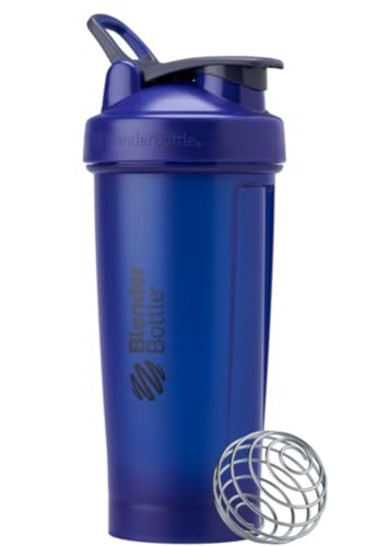 BlenderBottle Classic V2 Shaker Bottle Perfect for Protein Shakes and Pre Workout, 45-Ounce, Reflex Blue - color: Reflex Blue, size: 45 Ounces