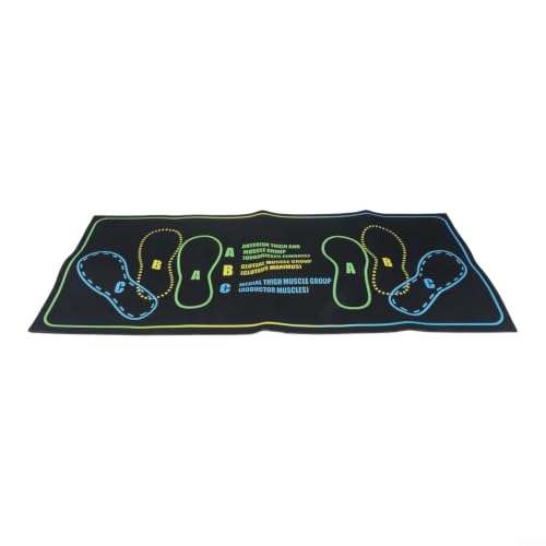 Non-Slip Pilates Training Mat with 2-Inch Cushion for Squats Lunges Yoga and Home Gym Workouts - size: D