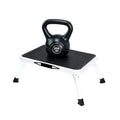 OLIXIS Foldable Step Stool, 330lbs with Non-Slip Platform & Rubber Feet | 1-Step Ladder with Carrying Handle, Sturdy Metal Stool for RV, Truck, Home Kitchen, Indoor & Outdoor Use - size: 1 Stool
