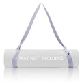 Slim Panda Yoga Mat Straps for Carrying, Adjustable Yoga Mat Carrier Sling Fits All Mats(Mat Not Included) - color: Light Gray, size: 72 inches