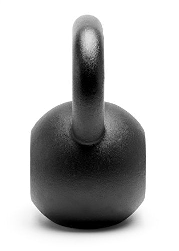 Powder Coated Solid Cast Iron Kettlebell Weights Set 5lb to 45lb Various Combination - color: R-Black(45+45)lb