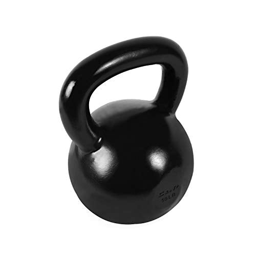 CAP Barbell Black Enamel Coated - Singles and Sets, Multiple Weight Choices - size: 50.0 Pounds
