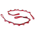 DASKING 23KN (5070 lbs) Heavy Duty Straps - 2 Pack Adjustable Daisy Chain Webbing for Aerial Yoga, Hammock, Fitness & Rigging - CE/EN566 Certified, Red/Grey - color: Red