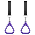 LadyRosian Trapeze Bar Swing Monkey Bars Hanging Ninja Rings Warrior Slackline Obstacle Course Kits for Kid Playground Equipment Accessories (Purple) - color: Purple