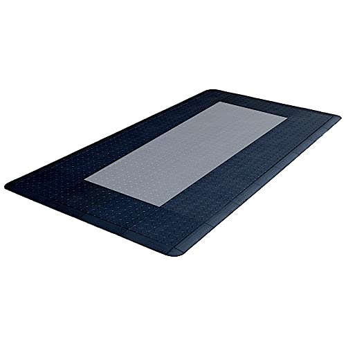 Speedway Garage Floor Mat Kit for Motorcycle, Small, Grey/Black - color: Grey/Black, size: Garage Kit - Motorcycle