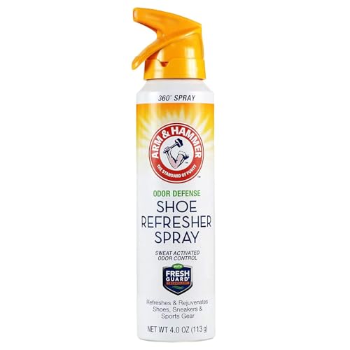 Arm and Hammer Shoe Refresher Spray, Multi-Purpose Odor Remover for All Types of Footwear, Shoe Deodorizer Spray, Shoe Odor Eliminator, Shoe Spray, Shoe Smell Eliminator, 4 oz (1 Pack) - size: 1 Ounce (Pack of 1)
