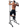 Adjustable Height Dip Bar Station, Heavy Duty Dip Station for Home Gym,Multi-function Dip Station Pull Up Bar Full Body Strength Training Workout Fitness Equipment for Tricep Dips - color: Pull Up Bar
