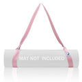 Slim Panda Yoga Mat Straps for Carrying, Adjustable Yoga Mat Carrier Sling Fits All Mats(Mat Not Included) - color: Light Pink, size: 72 inches
