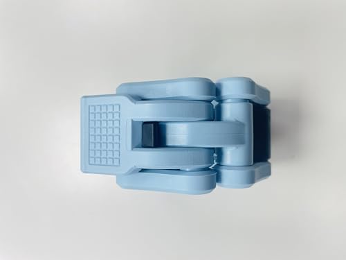 Olympic Barbell Clamps Collars Quick Release Pair Weight Clips for 2 inch Barbell (SKY BLUE) - color: Sky Blue