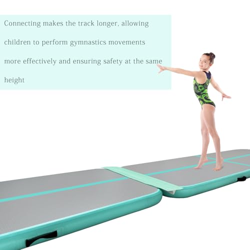 Sumery 3ft/6ft Air Mat Tumble Track Connector Tape for Inflatable Tumbling Gymnastic/Yoga/Camping White（NEW） (40) - color: Green