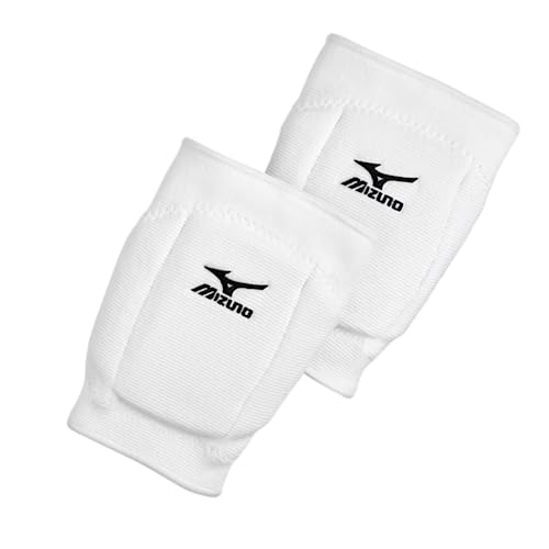 Mizuno T10 Plus Kneepad, ADULT Volleyball Kneepad, Adult - White, One Size, 480121.0000.10.ONE - color: White