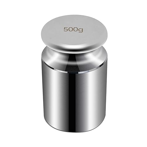 HFS(R) Calibration Weight 500 Gram M2 Class Chrome Scale Balance Calibration Weight for Digital Scale, Pocket Scale 500g - size: 500G