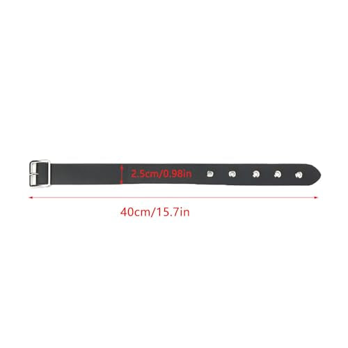 2 Pack Kilt Extender Straps Adjustable Leather Band Cuff Belt Buckle Fastener Replacement for Coat Sleeve Dress Jacket Shoes Leg Thigh Garter