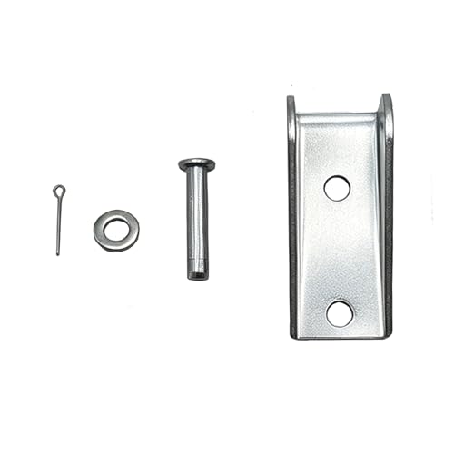 2 Pack Truck Door Cable Bracket Anchor, Galvanized Door Check Strap Cable Mount Replacement Kit for Pickup Truck Door Limiter Repair, Heavy Duty Metal