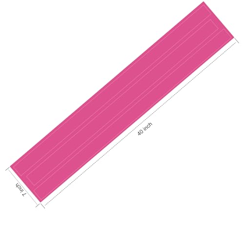 3.3ft Length Air Track Connector Mat Connector Air Track Connector Tape Strips for Air Tumble Track,Gymnastics Connector for Inflatable Airtrack Tumbling Gymnastic/Yoga/Taekwondo Mat - color: Pink
