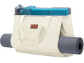 Heathyoga Multi-Functional Yoga Mat Carrier Gym Tote Bag - Large Mat Pocket, Women's Workout Bag - color: Zipper-Beige