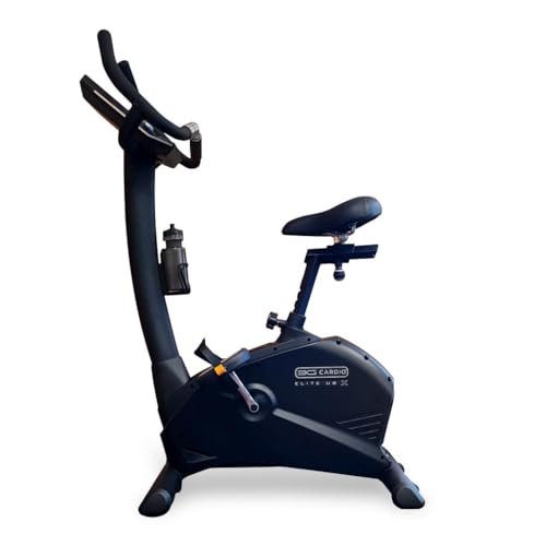 3G Cardio Elite UB Upright Bike - Commercial Grade - Compact Footprint - Ultra Comfortable Seat - Magnetic Resistance - 350 lbs Capacity