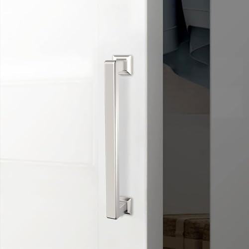 10 Pack 6-1/4 inch Brushed Satin Nickel Kitchen Cabinet Handles Cabinet Pulls Sliver Drawer Pulls Kitchen Cabinet Hardware Handles Dresser Handles - color: Brushed Satin Nickel, size: 6-1/4" Hole Center（160mm）