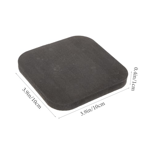 4Pcs Treadmill Pads Exercise Equipment Mats Floor Protectors for Home Gym Reduce Noise Vibration and Protect Floors 3.93X3.93X0.39In