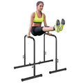 Adjustable Height Parallel Push Up Stand, Parallel Bar Station for Strength Training, Heavy Duty Steel Dip Stand Station, Home Gym Fitness Workout Dip bar Station,Tricep Dips,Pull-Ups,Push-Ups