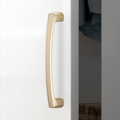 10 Pack 5 inch(128mm) Champagne Bronze Kitchen Cabinet Handles Cabinet Pulls Gold Drawer Pulls Kitchen Cabinet Hardware Handles Dresser Handles - color: Champagne Bronze, size: 5'' Hole Center(128mm)