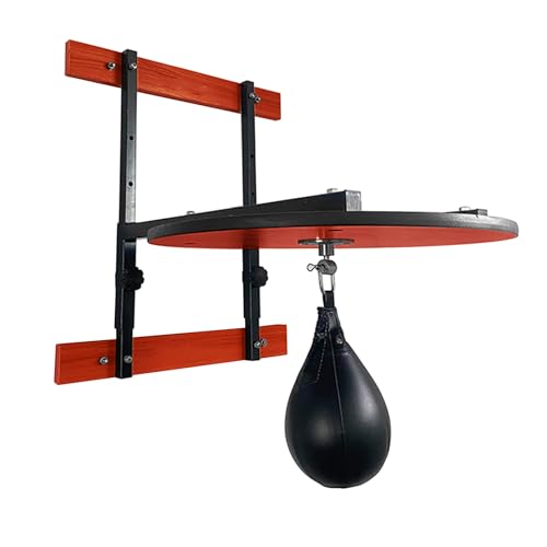 INNOLIFE Adjustable Speed Bag Platform Heavy Duty Wall Mount Speed Bag Platform Kit 24" with Speed Ball for Boxing Training Workout Fitness Stress Relief