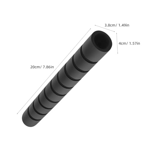 POPETPOP 3 Pcs Pull-up Bar Grips, Non-Slip Foam Tubing Grips, Thick Sponge Bar Adapter, Pull-up Sleeves for Strength Training Equipment (Black)
