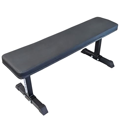 HulkFit Heavy-Duty Adjustable Utility Flat Incline Decline Exercise Weight Bench - Multicolor - style: Flat Workout Bench - Black