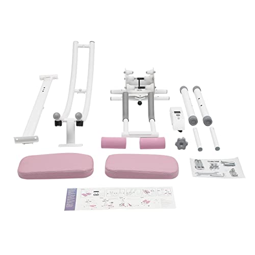 Dual Track Ab Machine for Home Abs Workout Foldable Core Trainer | Foldable Ab Machine featuring 330 lbs capacity rotating knee pad LED display and 3 level adjustable core workout design