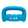 JFIT Neoprene D Grip Dumbbells - Single Weights 1LB-5LB - Premium Non-Slip, Hand Weights, Ergonomic Design - style: 2 Pound