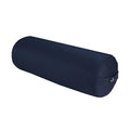 Hugger Mugger Round Yoga Bolster - Firm Round Shape, Higher Profile, Great Under Knees, Soft Support, Handmade in The USA - color: Blue