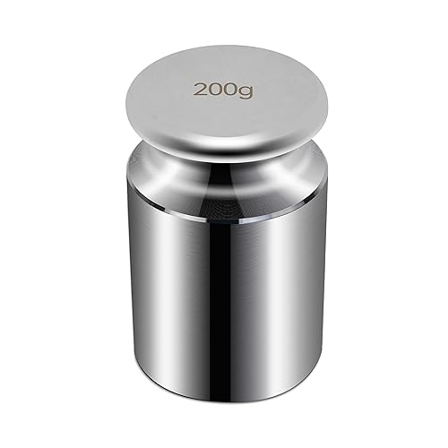 HFS(R) Calibration Weight 200 Gram M2 Class Chrome Scale Balance Calibration Weight for Digital Scale, Pocket Scale - size: 200G