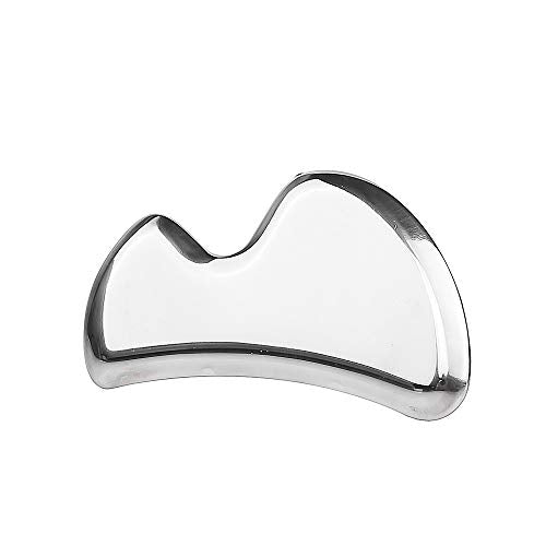 Medical Grade Stainless Steel Gua Sha Guasha Massage Soft Tissue Therapy Used for Back, Legs, Arms,Neck,Shoulder (B) - style: B