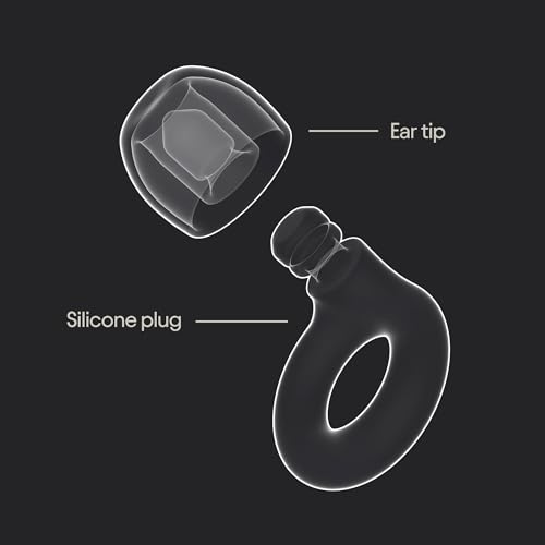 Loop Quiet 2 Ear Plugs - Ultra-Comfy Reusable Hearing Protection for Sleep | 24dB SNR noise reduction. Flexible, customizable fit. Reusable & washable. For deep focus, travel, noise sensitivity - color: Violet