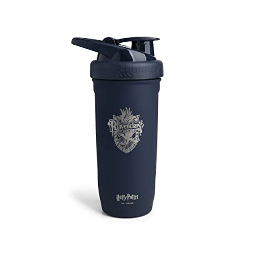 Smartshake Reforce Stainless Steel Harry Potter Ravenclaw Shaker Bottle (900 ML /30oz) | Light Weight Resistance Sports Shaker Bottle with a Soft Lid | Leakproof, BPA Free & DEHP Free - color: Ravenclaw