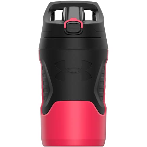 Under Armour 32 oz Insulated Water Bottles - Sports Water Jug with Fence Hook, Leak Resistant for Baseball, Football & More, 32 oz Insulated, Cerise - color: Cerise, size: 32 Ounces