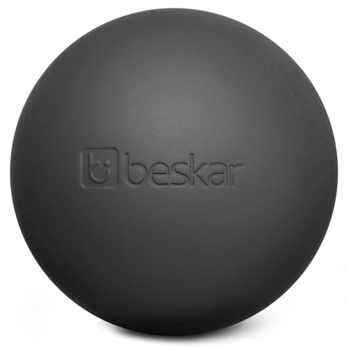 Massage Lacrosse Balls for Myofascial Release, Trigger Point Therapy and Yoga Therapy, Foot Massage Ball to Relieve Plantar Fasciitis Black - color: Black