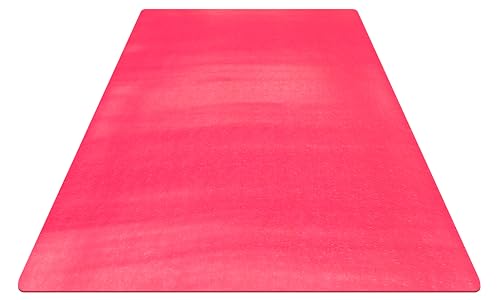 Rhino Mat Rhino-Hide Fitness Equipment Mat - 0.095” Thick PVC Floor Protector for Treadmill, Bike, Rowing & Elliptical - Non-Slip, floor protection, Noise-Reducing, Waterproof, DINP-Free, Made in USA - color: Red, size: 36"×78"