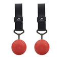 Rock Climbing Solid Training Cannonball Bomb Power Pull Up Ball Hold Grips for Straps for Finger, Forearm, Biceps, Back Muscles - color: Red (3")